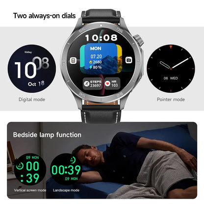 OPPO Watch X2 Smartwatch – GPS, Heart Rate, AI Voice, Bluetooth Calling