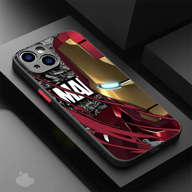 Marvel Venom Deadpool Phone Case for iPhone 16 14Pro XR 16e 15 13 Mini SE 7 8 Plus 12 11 Pro XS Max 14 Soft Cover
