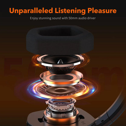 NUBWO G06 Wireless Gaming Headset with Microphone for PS5, PS4, PC, Mobile, Switch, 2.4GHz Bluetooth 5.3 Dual Gaming Headphones