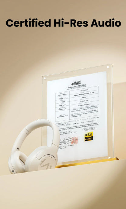 HAYLOU S30 ANC Over-Ear Headphones – 43dB Adaptive ANC, LDAC Hi-Res, 80Hr Battery, Memory Foam