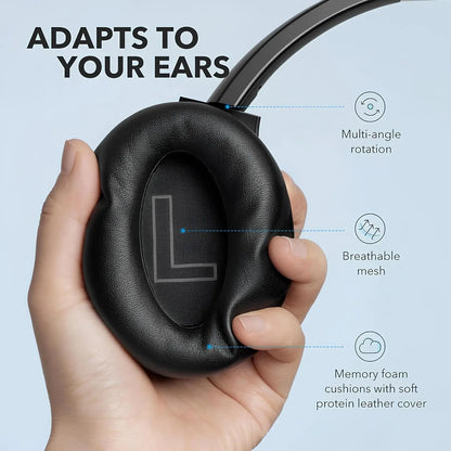 Soundcore by Anker Life Q20 Wireless Headphones – Hybrid ANC, 60H Battery (Refurbished)