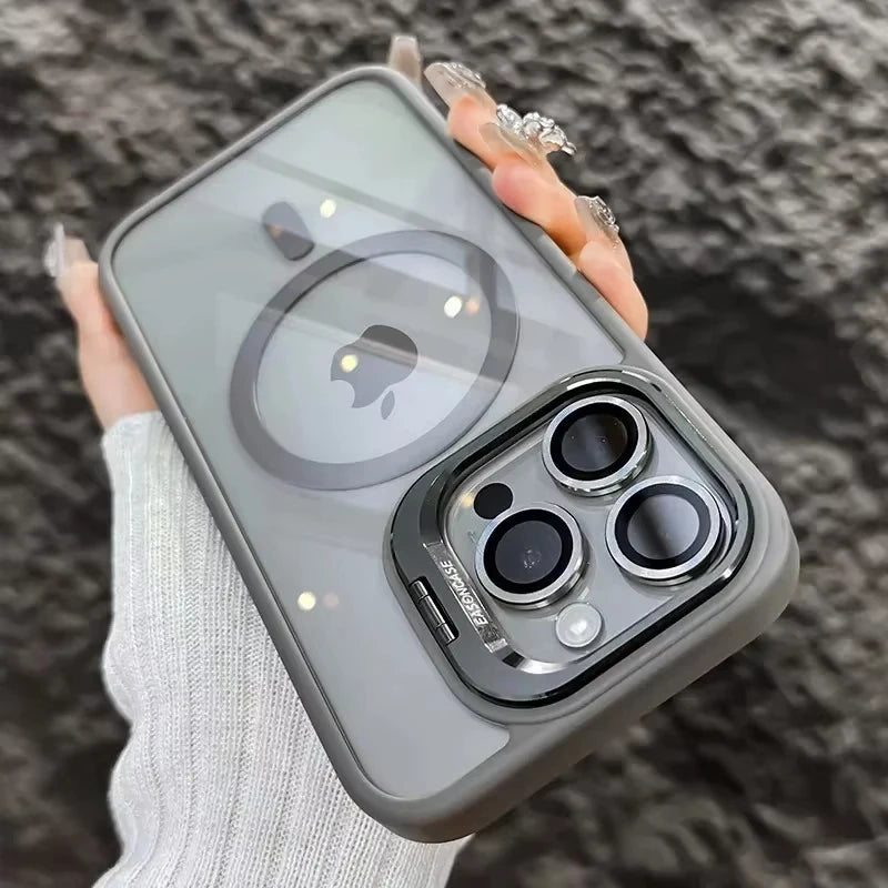 MagSafe Shockproof iPhone Case with Glass Lens Protector – iPhone 11 to 17 Pro Max