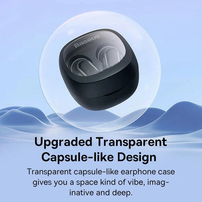 Baseus WM02 True Wireless Earbuds – Bluetooth 5.3, 25Hr Battery, Built-In Mic, USB-C