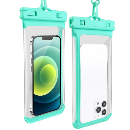 HAISSKY Waterproof Phone Pouch – Clip & Lanyard, Touch Sensitive