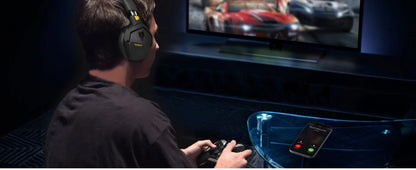 NUBWO G06 Wireless Gaming Headset with Microphone for PS5, PS4, PC, Mobile, Switch, 2.4GHz Bluetooth 5.3 Dual Gaming Headphones