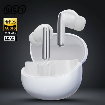QCY MeloBuds Pro ANC Earbuds – 46dB Hybrid ANC | Hi-Res LDAC | 34Hr Battery