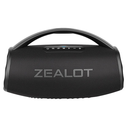 ZEALOT S97 80W Portable Bluetooth Speaker – RGB Lights, Waterproof, 360° Stereo, TWS