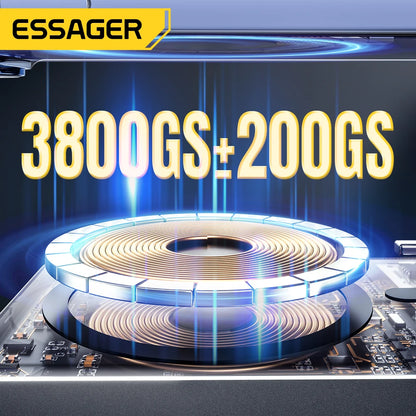 Essager Slim Magnetic Power Bank — 5000mAh, 20W Wireless, MagSafe iPhone 14–17