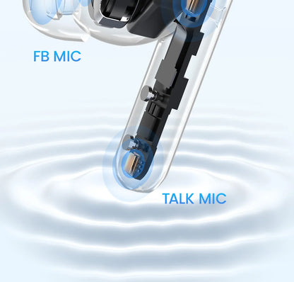 HAYLOU Mori Pro Wireless Earbuds – 43dB ANC, LDAC Hi-Res, 28H Battery