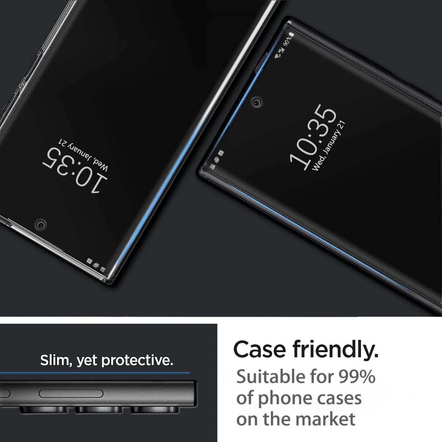 Samsung Galaxy S22 Privacy Screen Protector – Anti-Spy Tempered Glass (2-Pack)