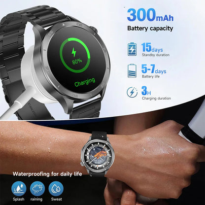 OPPO Watch X2 Smartwatch – GPS, Heart Rate, AI Voice, Bluetooth Calling