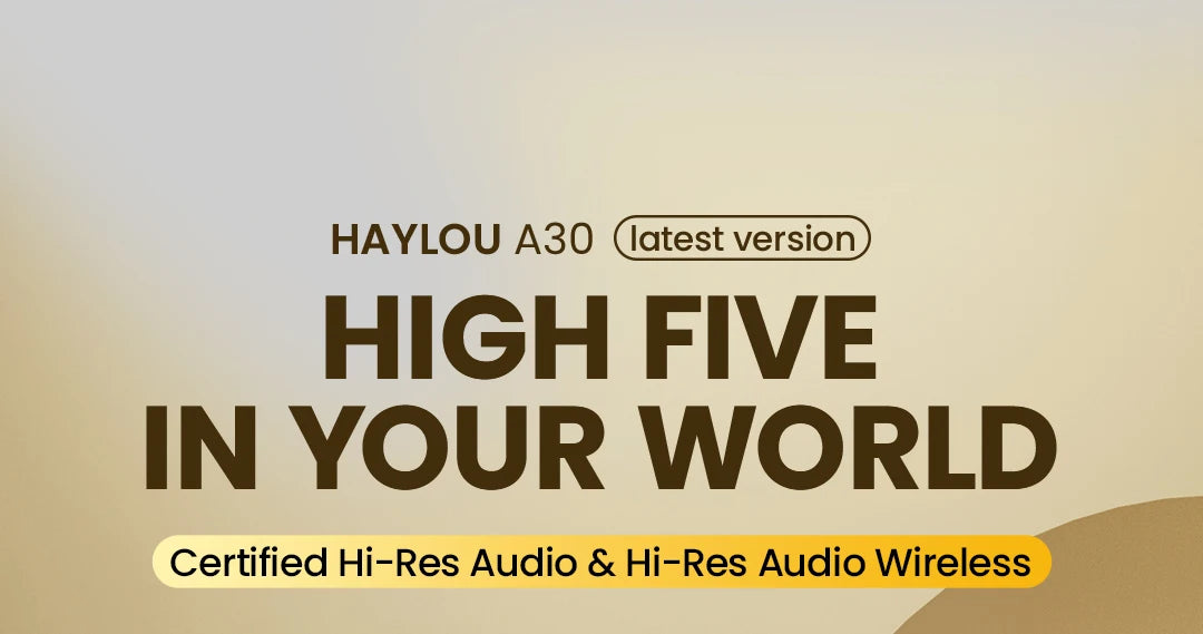 HAYLOU S30 ANC Over-Ear Headphones – 43dB Adaptive ANC, LDAC Hi-Res, 80Hr Battery, Memory Foam