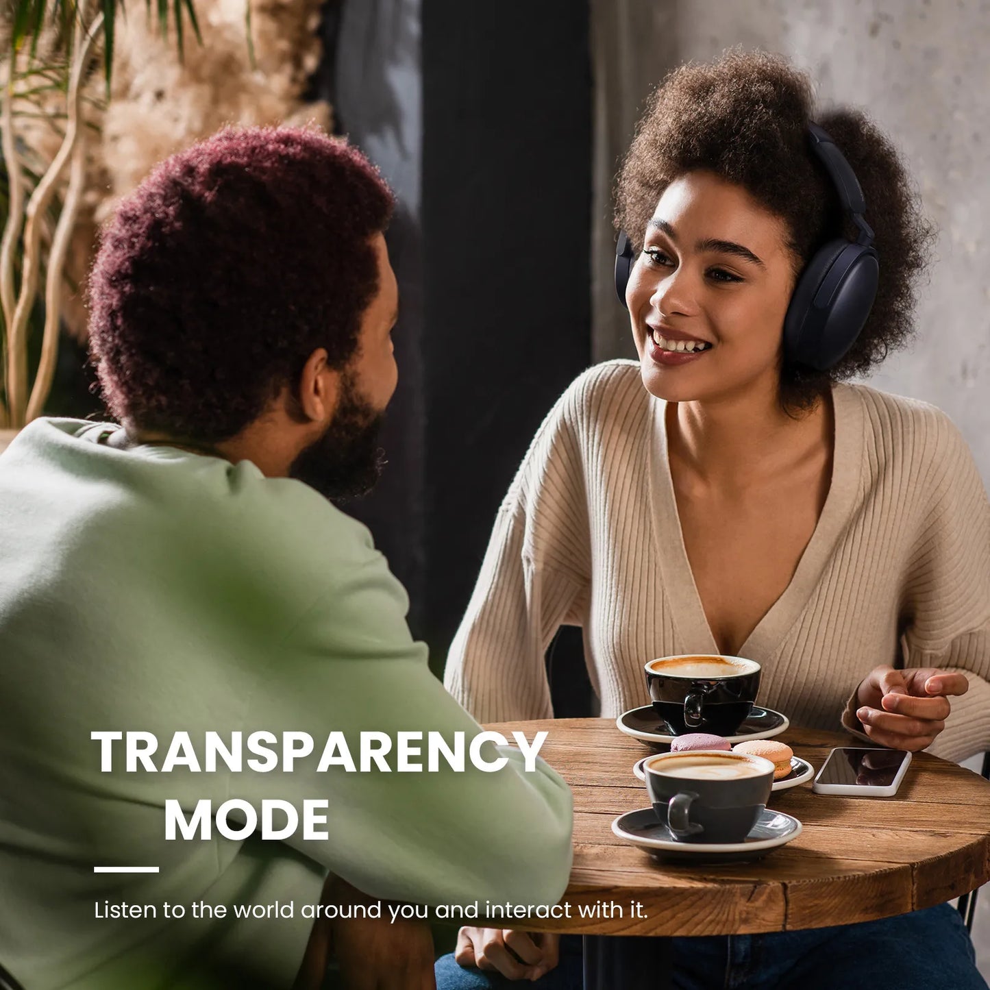 Oneodio SuperEQ A200 Wireless Over-Ear Headphones – ANC, Hi-Res Audio, 100H Battery