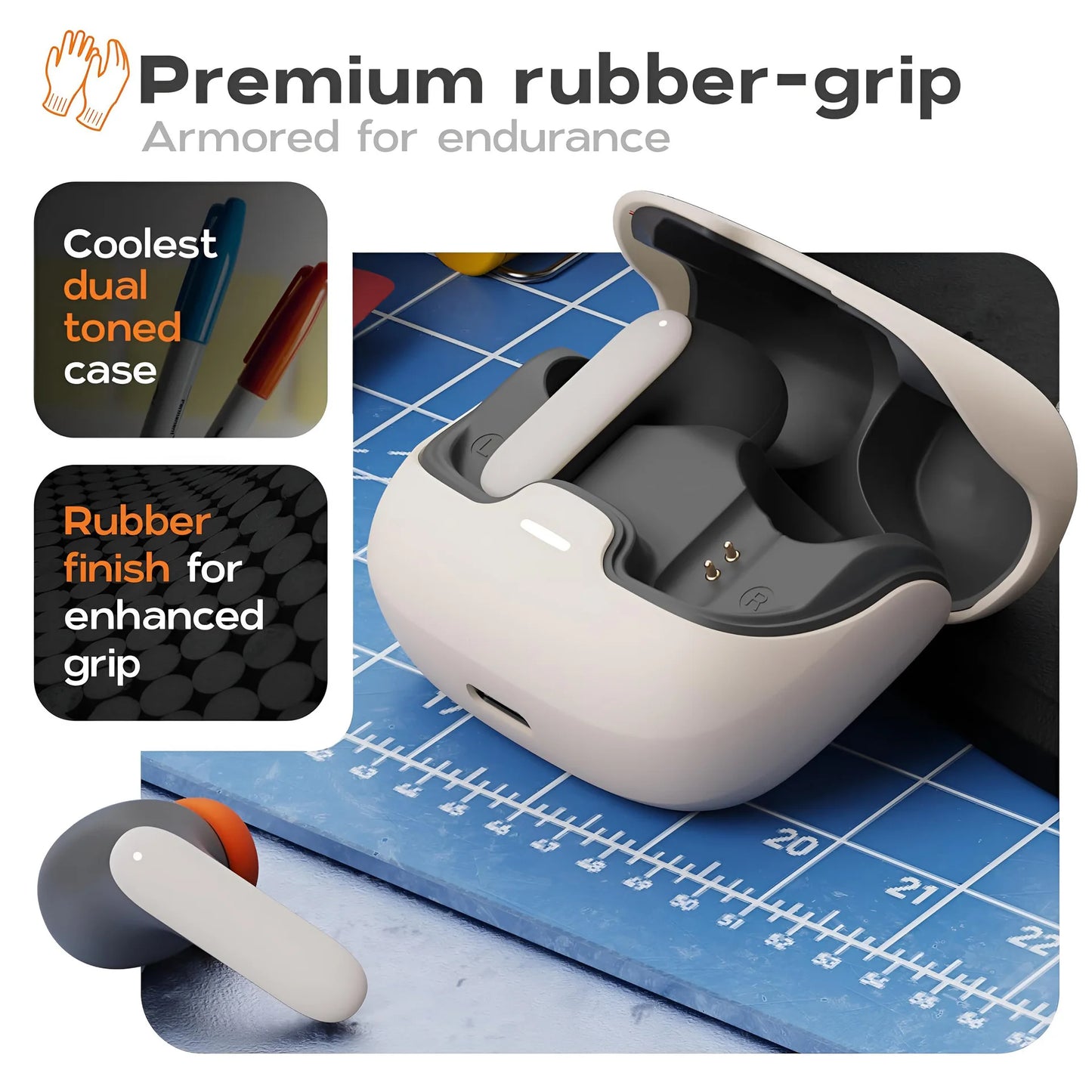 TWS Wireless Earbuds – Bluetooth 5.4, Low Latency Game Mode, Noise Reduction