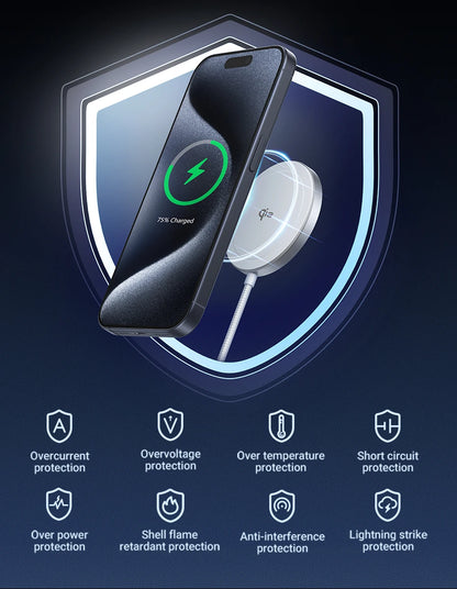 UGREEN 15W MagSafe Wireless Charger – iPhone 16 & 17 Compatible