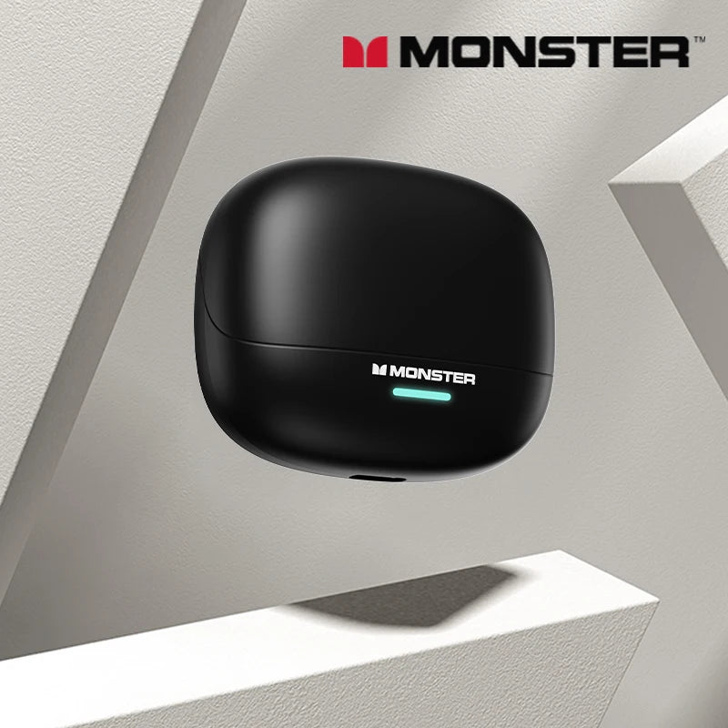 Monster MQT52 Wireless Earphones – Bluetooth 5.4 | 24Hr Battery | Gaming Mode