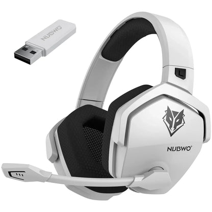 NUBWO G06 Dual Wireless Gaming Headset – 2.4G & Bluetooth, 7.1 Surround, ENC Mic, PC PS4 PS5