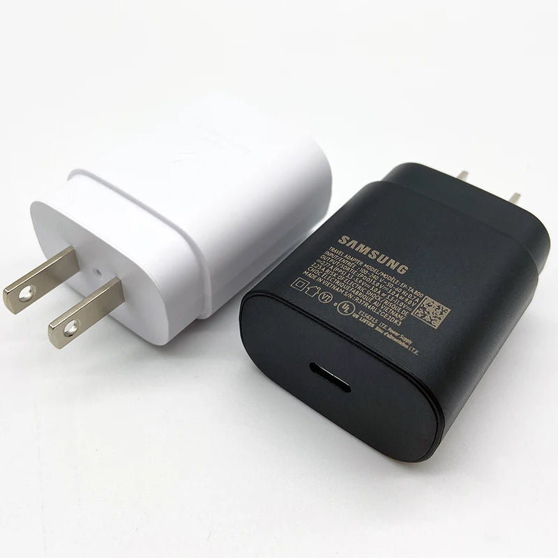 Samsung 25W Super Fast USB-C Wall Charger – Galaxy Compatible