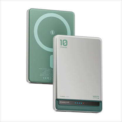 KUULAA 10,000mAh Magnetic Wireless Power Bank — 20W Fast Charging, MagSafe Compatible