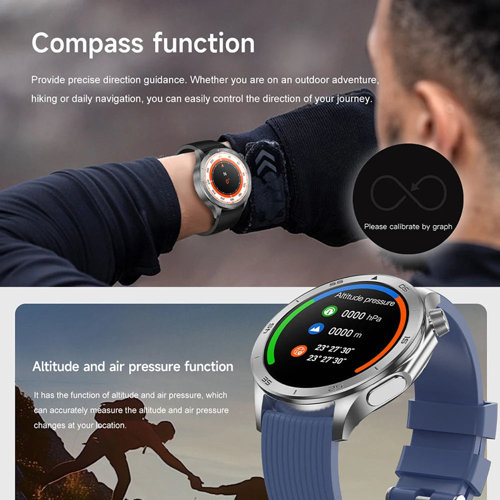 OPPO Watch X2 Smartwatch – GPS, Heart Rate, AI Voice, Bluetooth Calling