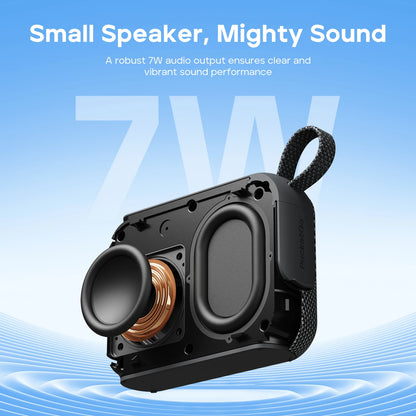 Tribit PocketGo Portable Bluetooth Speaker – IP68 Waterproof, BT 6.0, TWS, 80m Range, App EQ