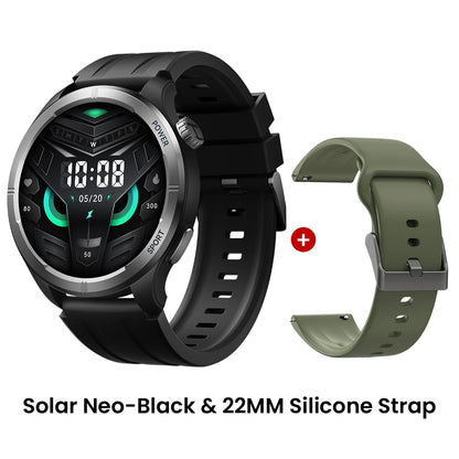 HAYLOU Solar Neo Smartwatch – 1.53" HD Display, 24H Health Monitoring, Bluetooth Calling