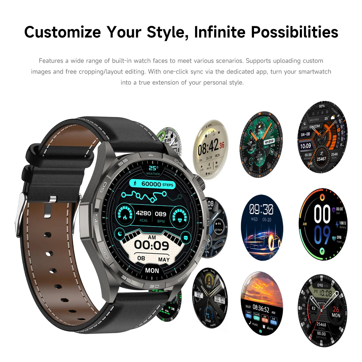 WATCH 6 Pro – AMOLED Smartwatch with GPS, Bluetooth Calling & Health Tracking