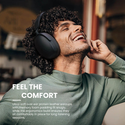Oneodio SuperEQ A200 Wireless Over-Ear Headphones – ANC, Hi-Res Audio, 100H Battery