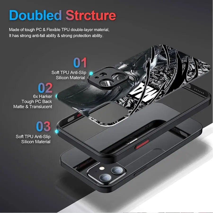 Marvel Venom Deadpool Phone Case for iPhone 16 14Pro XR 16e 15 13 Mini SE 7 8 Plus 12 11 Pro XS Max 14 Soft Cover