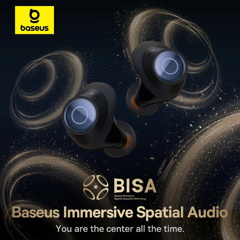 Baseus Bowie MA10 Pro ANC Earbuds – 48dB Hybrid ANC, Bluetooth 5.3, 40Hr Battery, 4-Mic ENC