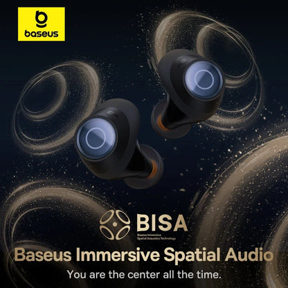 Baseus Bowie MA10 Pro ANC Earbuds – 48dB Hybrid ANC, Bluetooth 5.3, 40Hr Battery, 4-Mic ENC